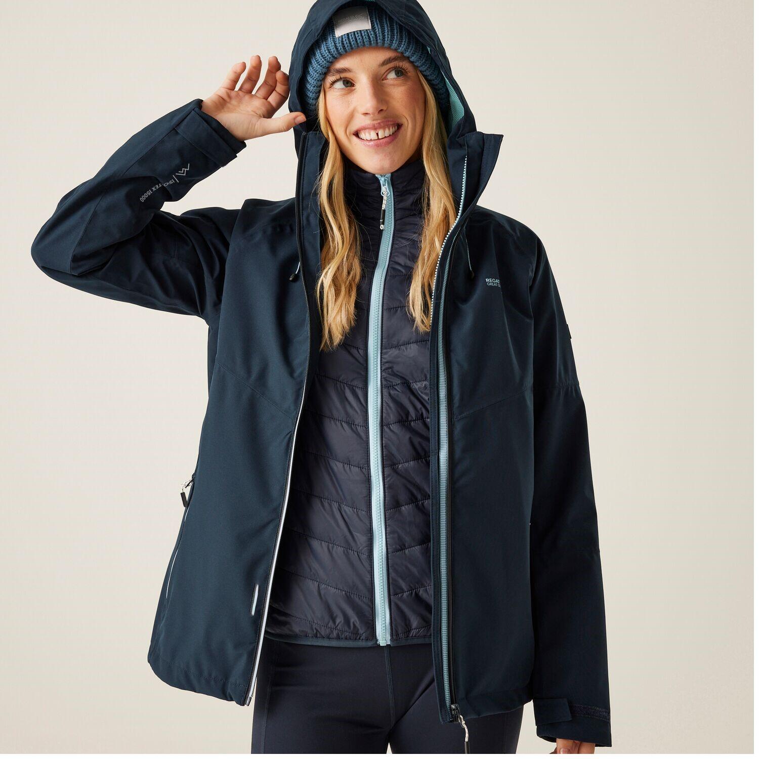 REGATTA Regatta Manteaux Womens WentwoodIX  Femmes Navy(Navy Inner) 5/7