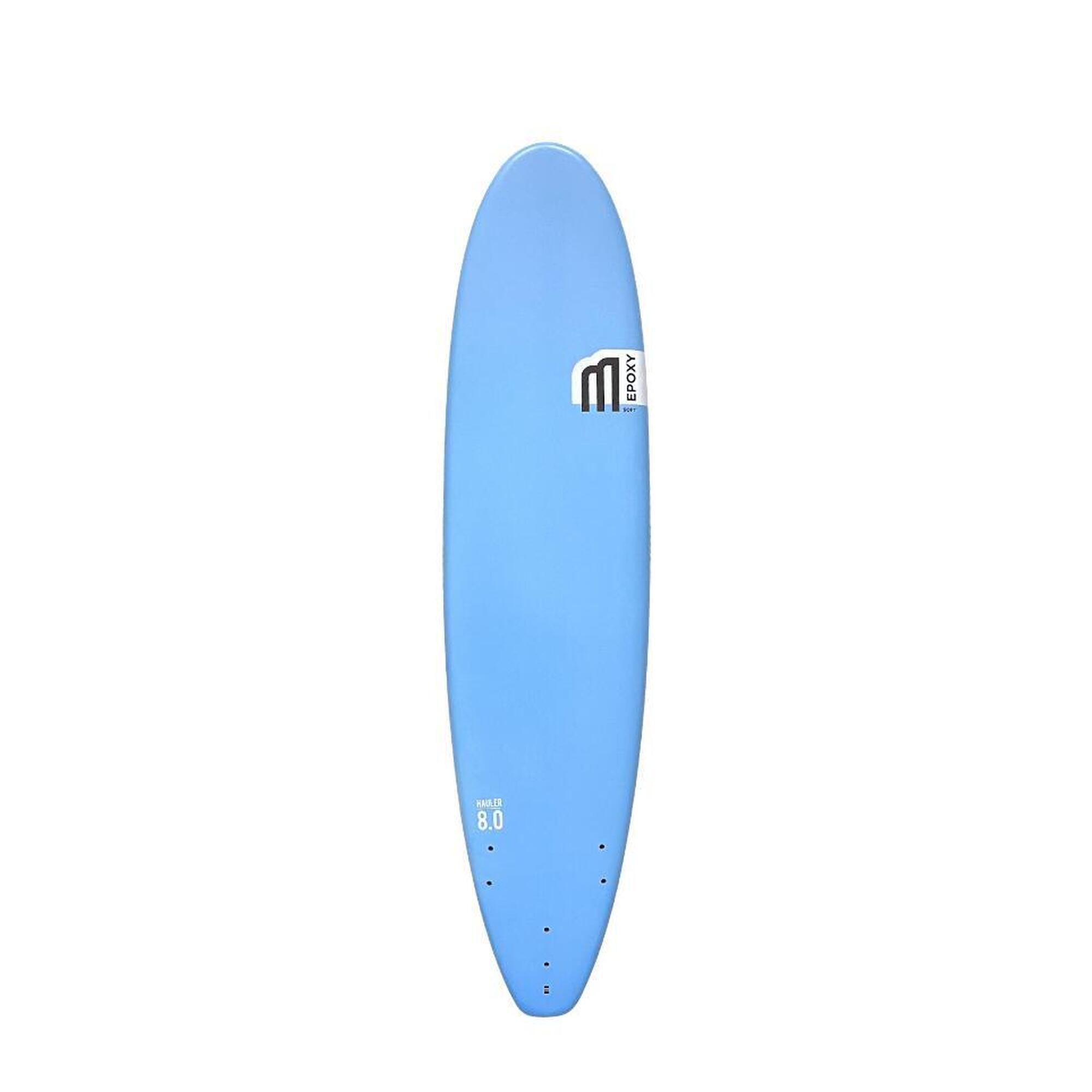 Mdns - Chiller Classic Epoxy 8'0 - Planche De Surf Softboard 8'0 - Planche De Surf - Bleu - 8' - Decathlon