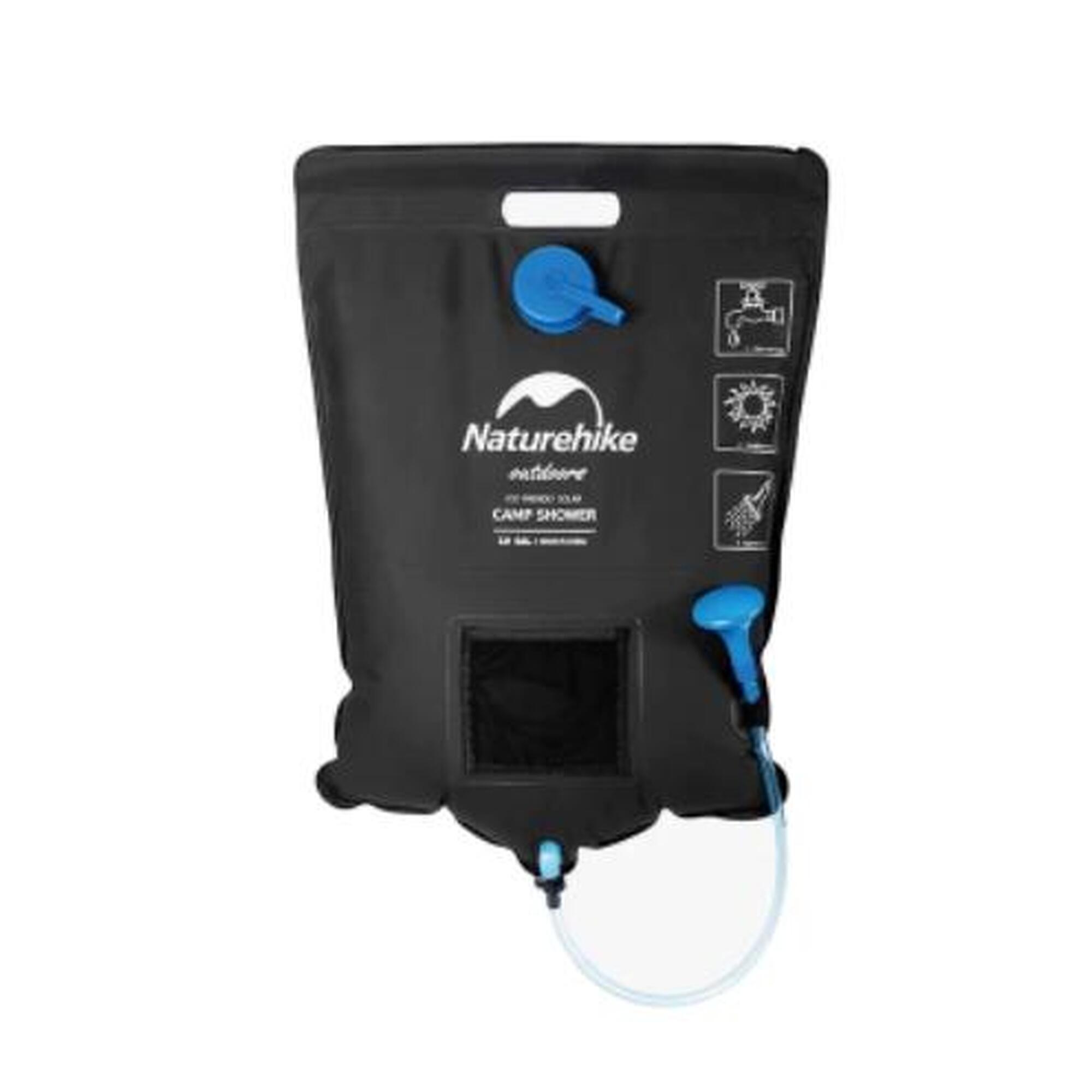 Naturehike - Sac De Douche Solaire Pliable Naturehike - 20 L - Douche - Bleu|noir - Taille Unique - Decathlon