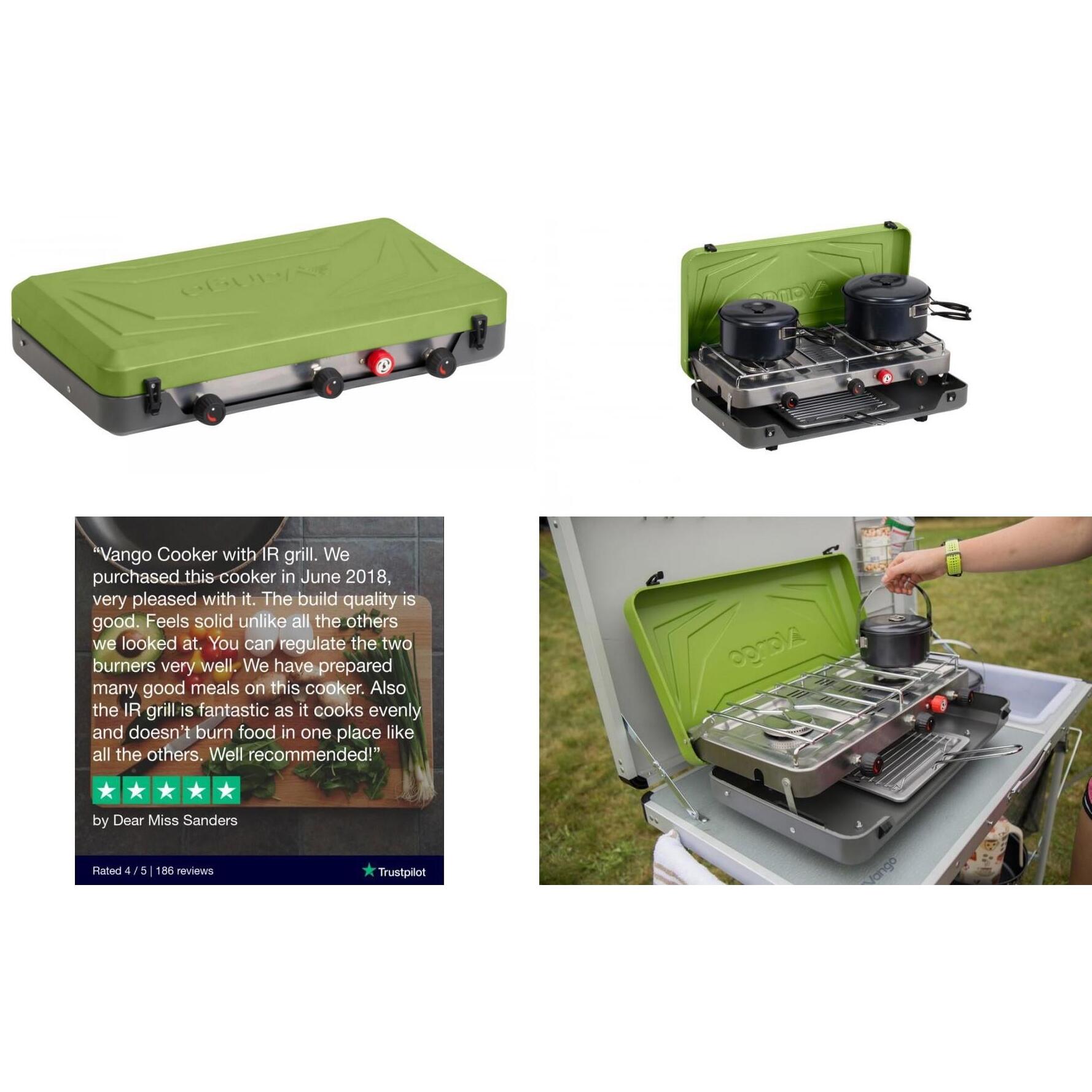 Kuchenka z grillem Vango Combi IR Grill Cooker 2/7