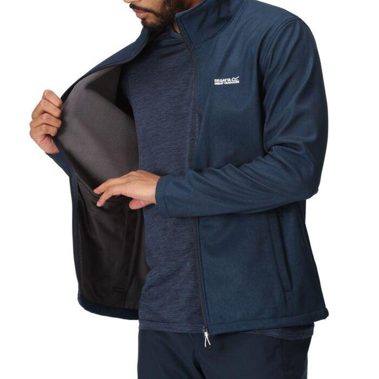 REGATTA Regatta Softshells Cera V  Hommes Navy Marl 3/7