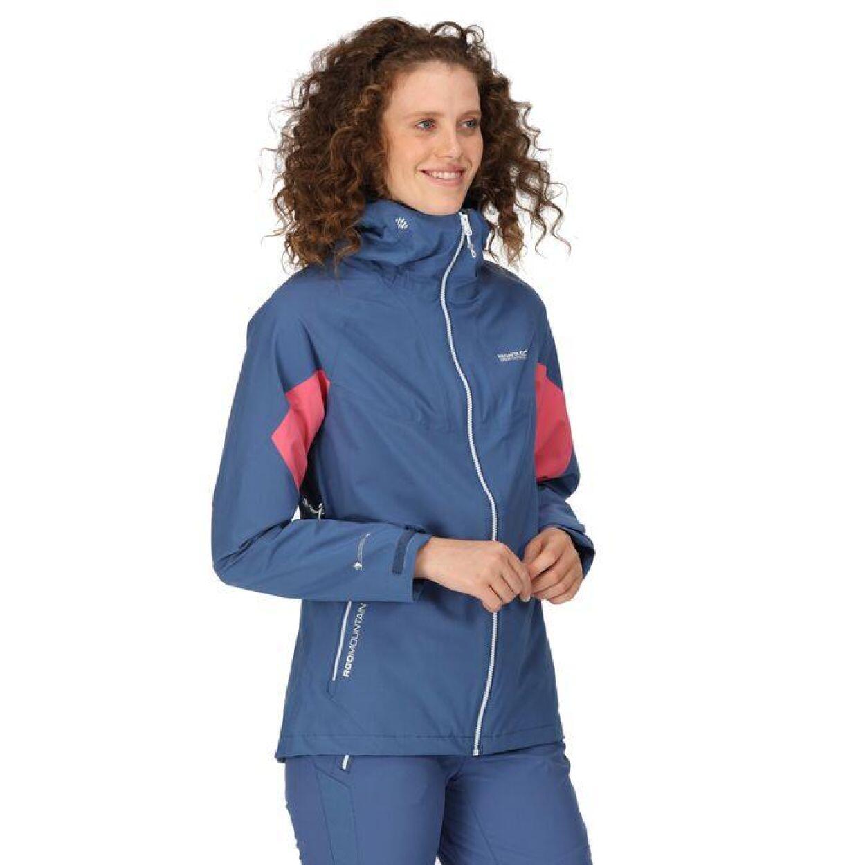 Regatta - Regatta Regatta Manteaux Womens Raddick Femmes Dusty Denim - Veste - Bleu|rose - 38 S - Decathlon