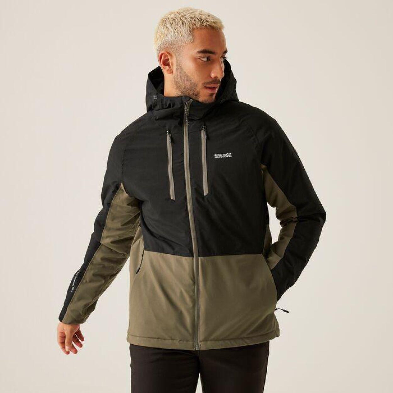 Regatta - Regatta Regatta Manteaux Highton Str Iii  Hommes Crocodile/black - Coupe-pluie - Noir - 56 3xl - Decathlon