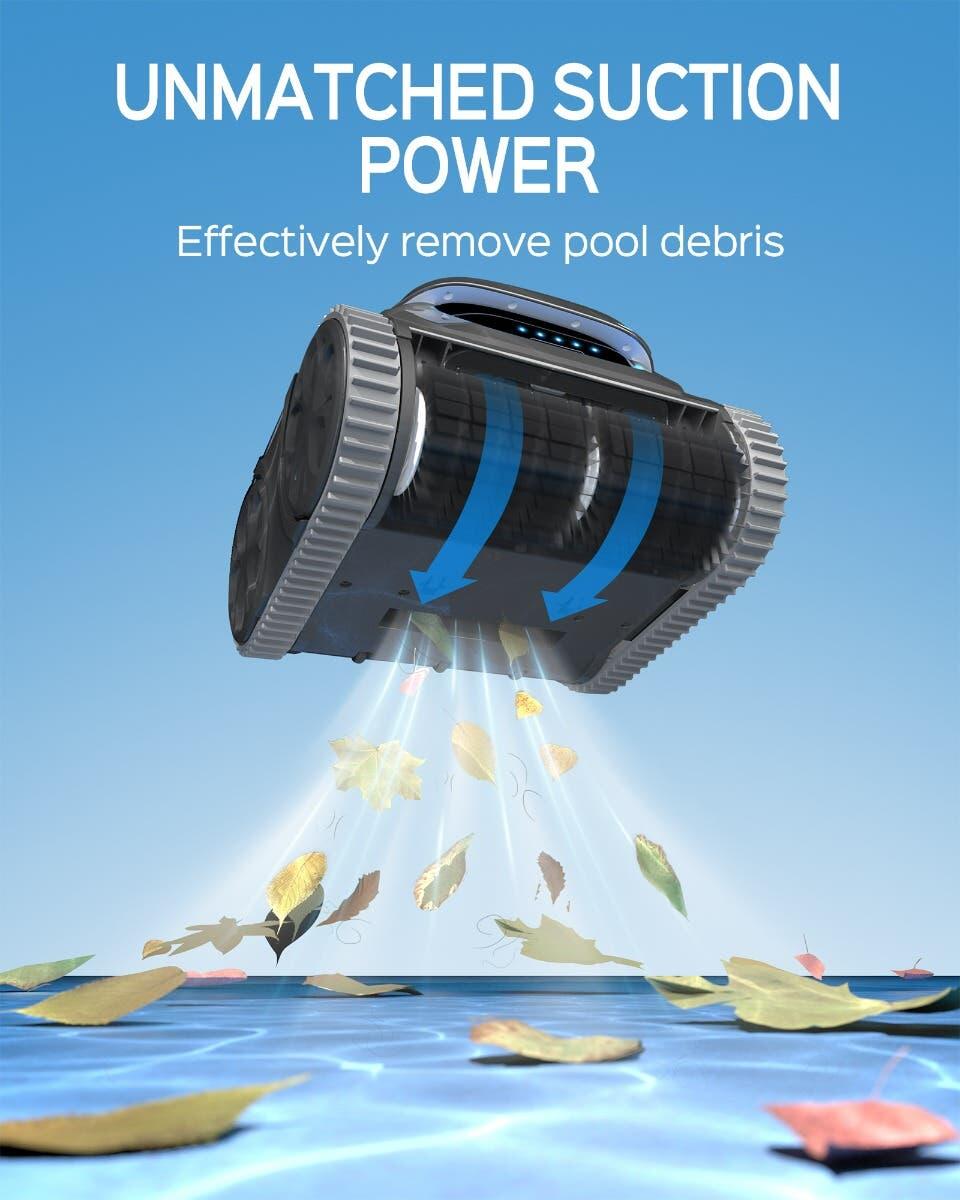 Robot de Piscine Sans Fil Wybot S1 - Connecté, Autonome et Polyvalent 5/7