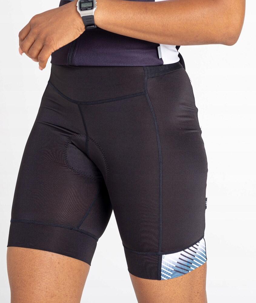 Pantalones cortos ciclismo carretera mujer Dare 2b Aep Prompt, negro 5/6