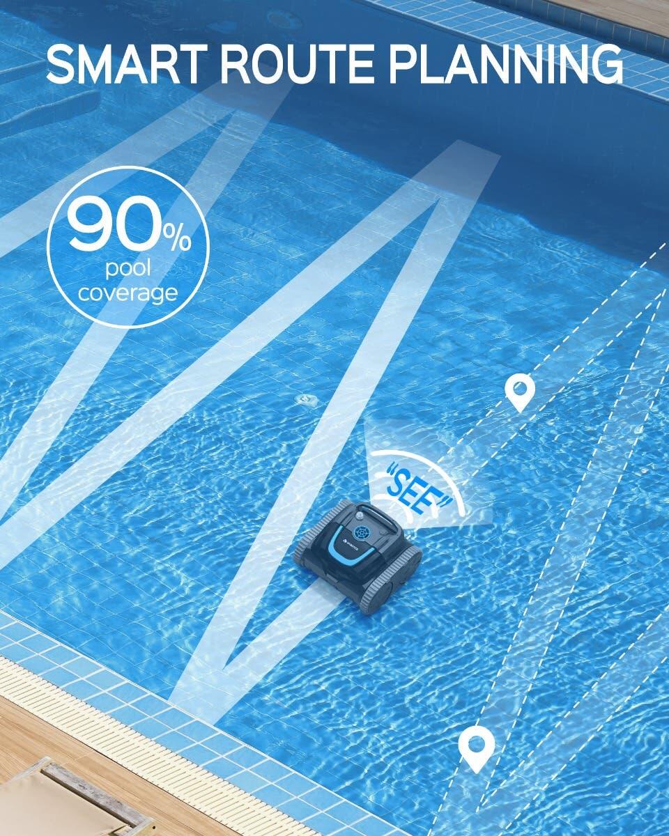 Robot de Piscine Sans Fil Wybot S1 - Connecté, Autonome et Polyvalent 7/7