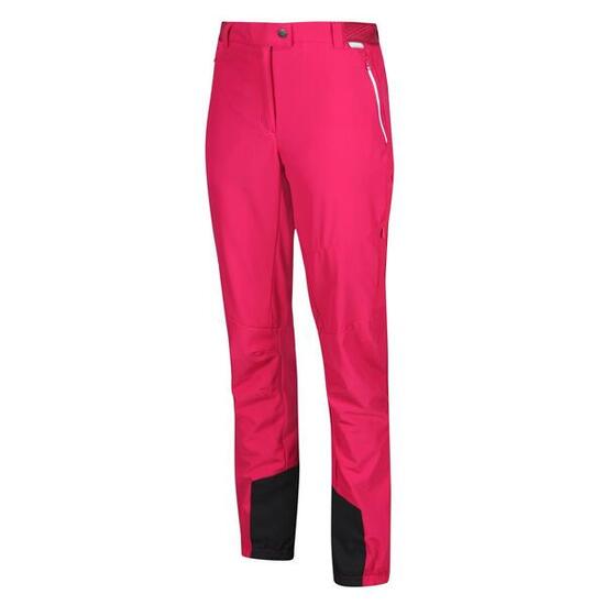 Pantalon de randonnée femme Regatta Mountain III rose vif