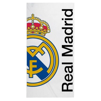 Serviette de plage Real Madrid C.F. Blanc