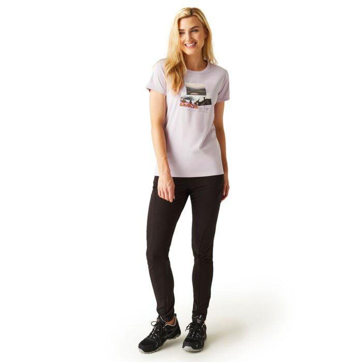 REGATTA Regatta T-Shirts Wmn Fingal VIII  Femmes Lilac Frost 3/7