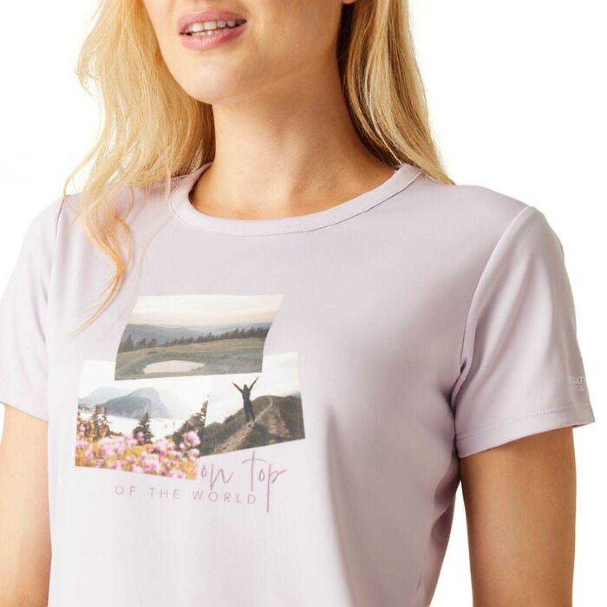 REGATTA Regatta T-Shirts Wmn Fingal VIII  Femmes Lilac Frost 4/7
