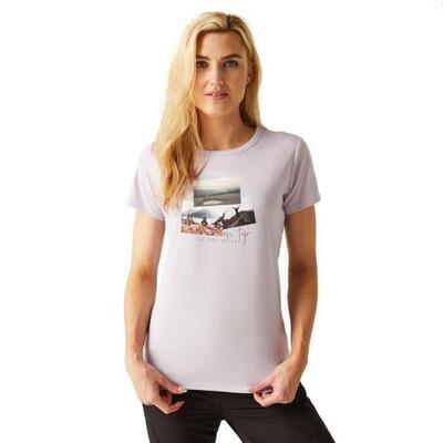 Regatta regatta t-shirts wmn fingal viii dames lilac frost