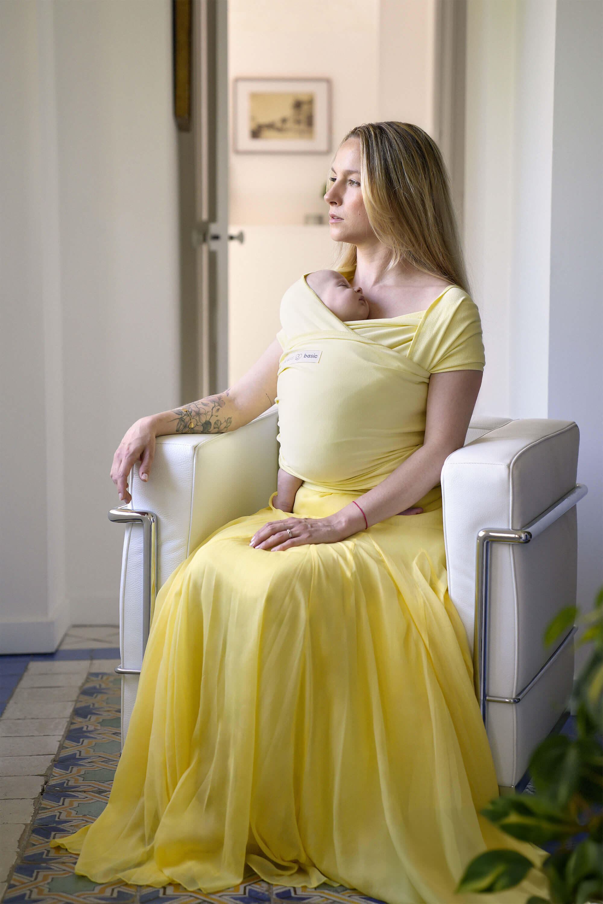 Écharpe BASIC - Fibres BIO - Mimosa 4/5