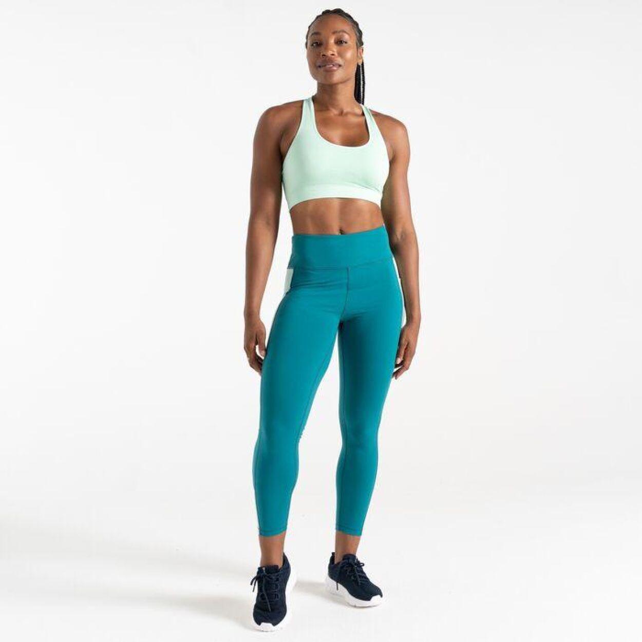 Top deportivo Dare2B Dont Sweat verde mujer 2/5