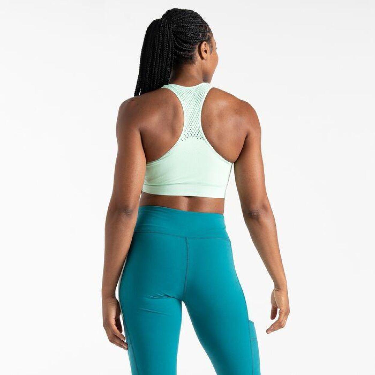 Top deportivo Dare2B Dont Sweat verde mujer 3/5
