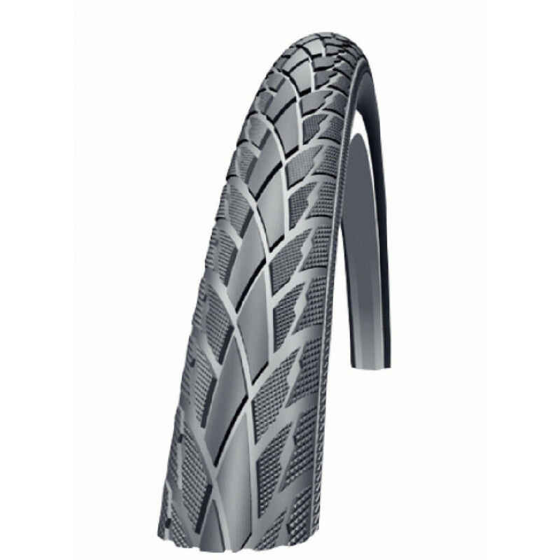 Reflektierender starrer Reifen Schwalbe Road Cruiser K-Guard Green Compound HS48
