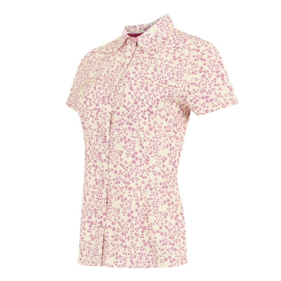 T-shirts femme Chemise REGATTA W Travel Packaway-Crème -40 FR 2/2