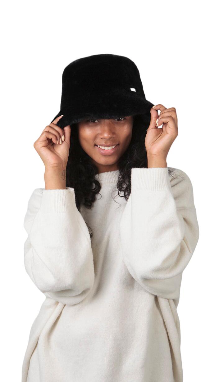 Bretia Buckethat Dames Hoeden black 2/2