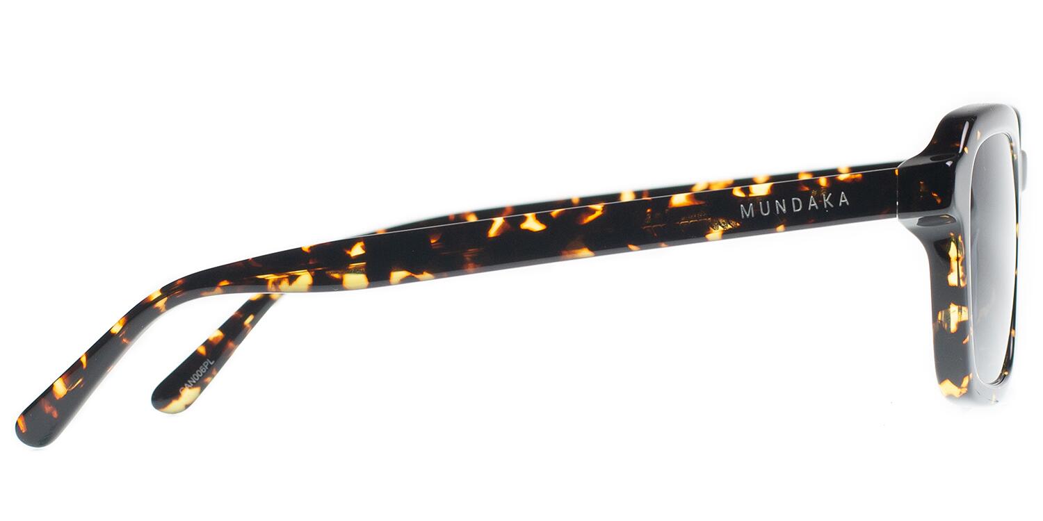 **Lunettes CANGGU noir/jaune, verres polarisés gris – cat. 3 – MUNDAKA** 3/4