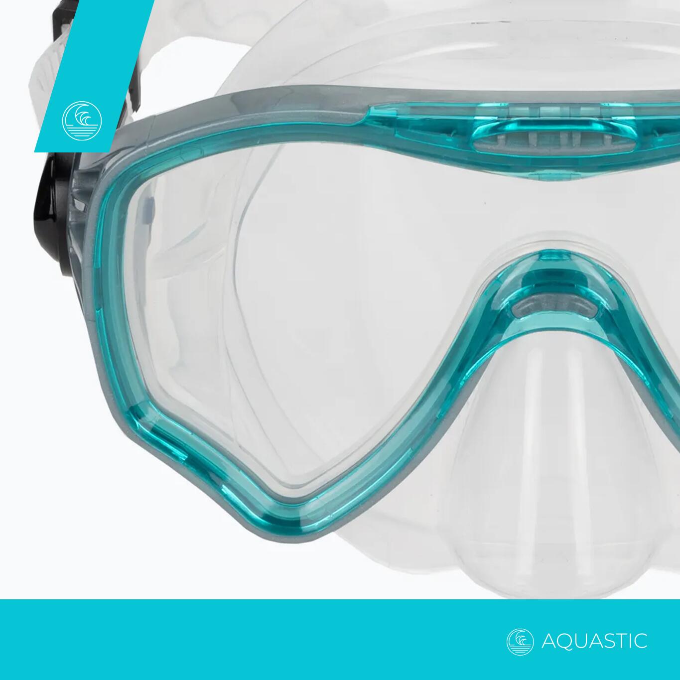 AQUASTIC Jetty-snorkelmasker 3/7