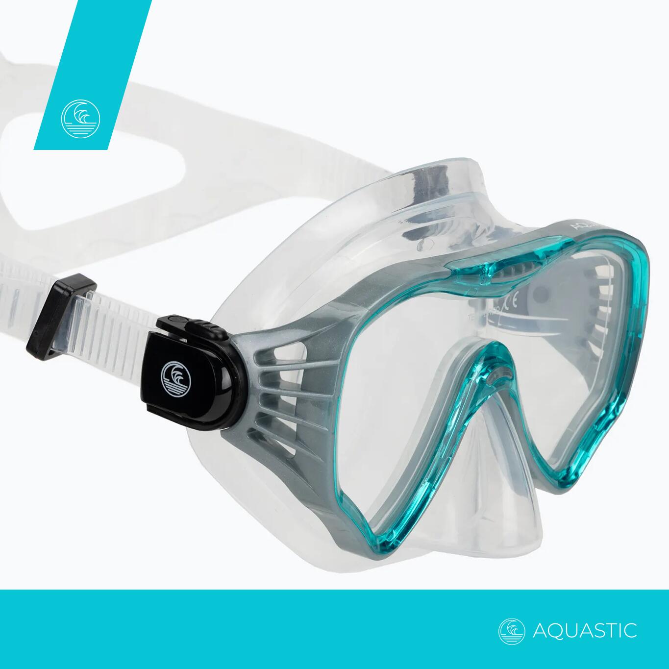 AQUASTIC Jetty-snorkelmasker 7/7