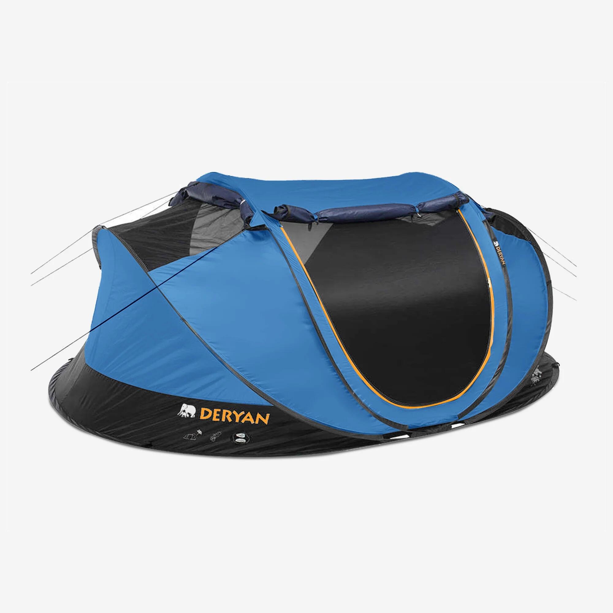 Deryan Luxe Cocoon Pop-Up Tent - 2 Persoons - UV 50+ - 2 Sec - Donkerblauw 2/7