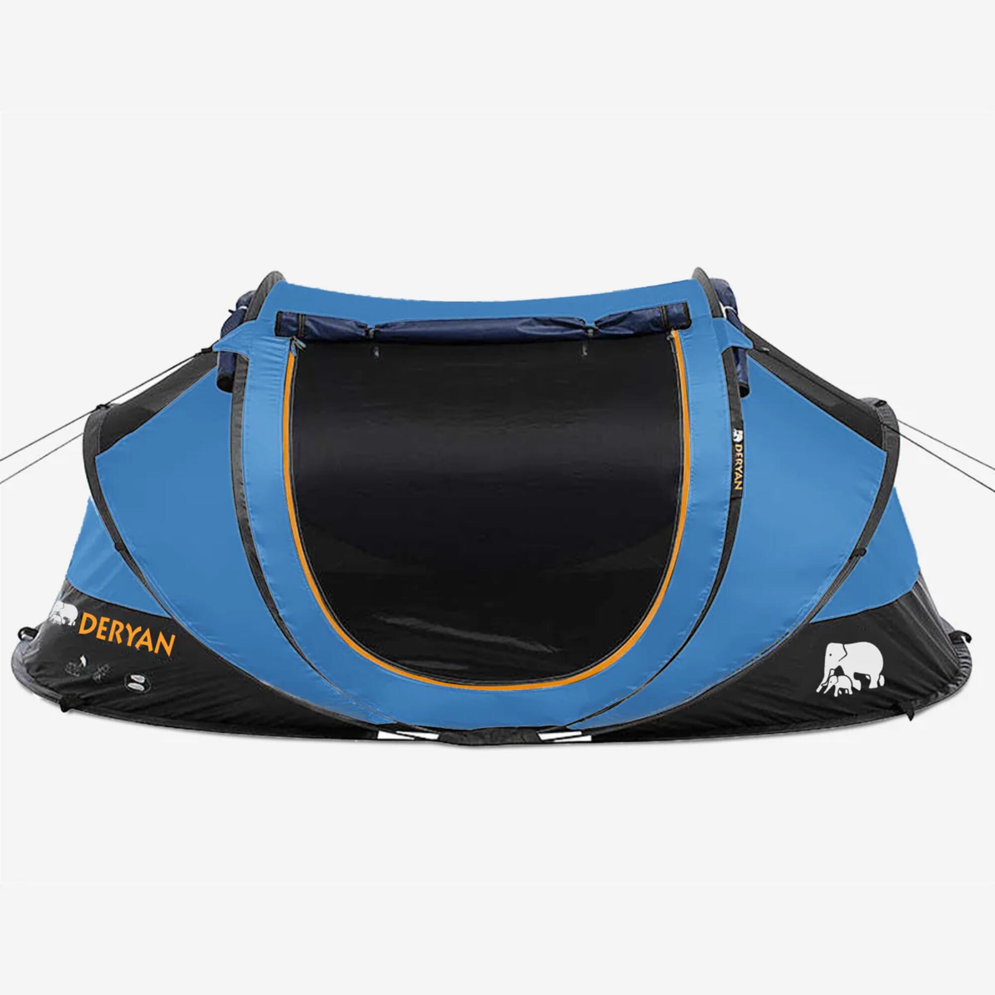 DERYAN Deryan Luxe Cocoon Pop-Up Tent - 2 Persoons - UV 50+ - 2 Sec - Donkerblauw