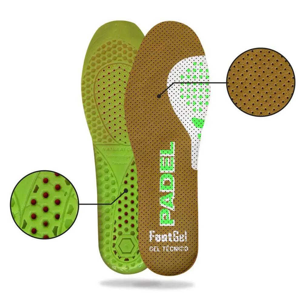 Semelle Footgel Padel Eucalyptus Padel 2/3