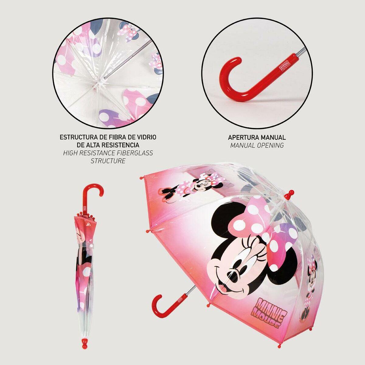 Ombrelli Minnie Mouse Rosso 5/5