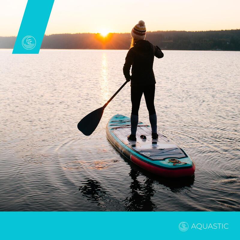 Wiosło SUP 3-częściowe AQUASTIC 140-180 cm
