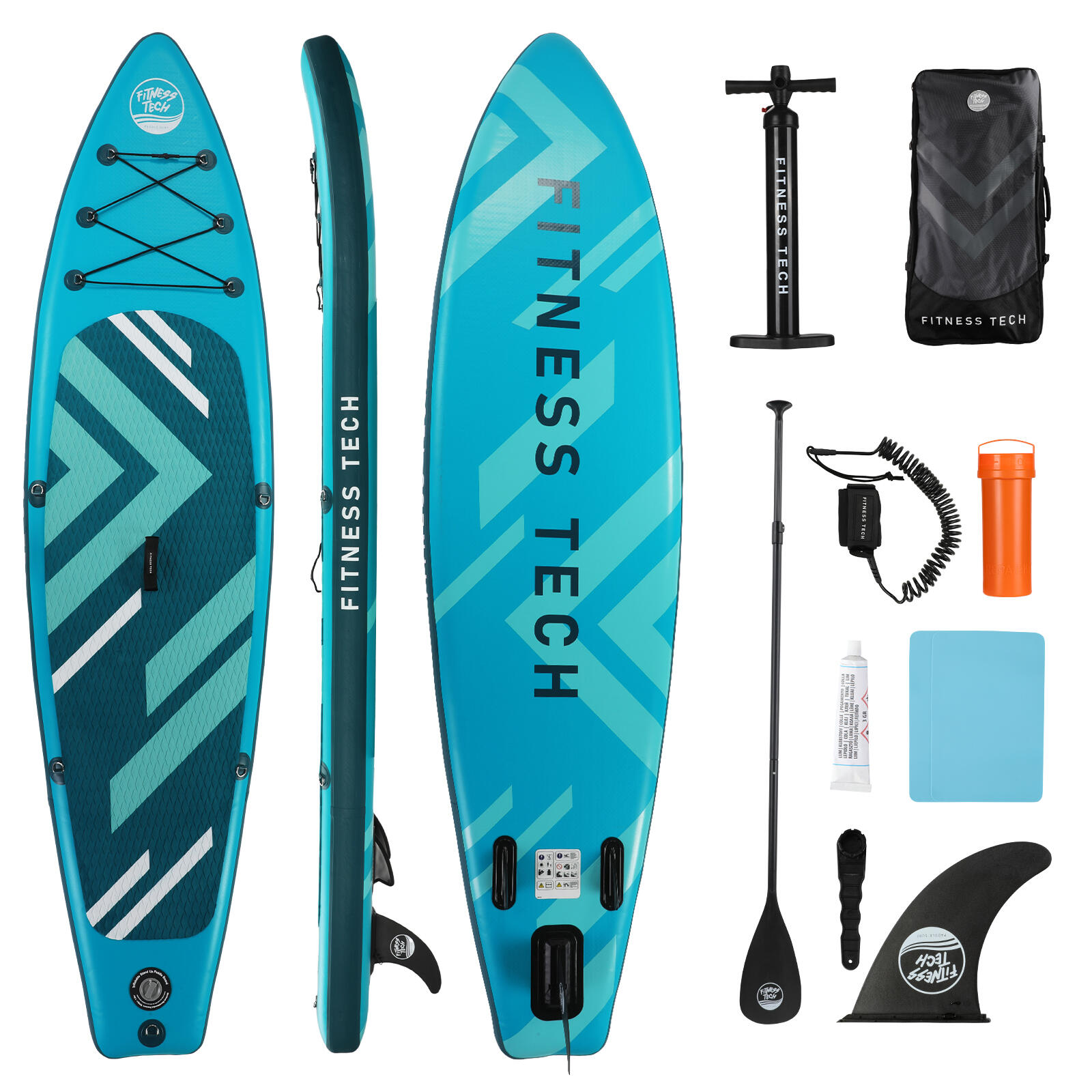FITNESS TECH Tabla Paddle Surf Tabarca Fitness Tech 10"  305x78x15cm