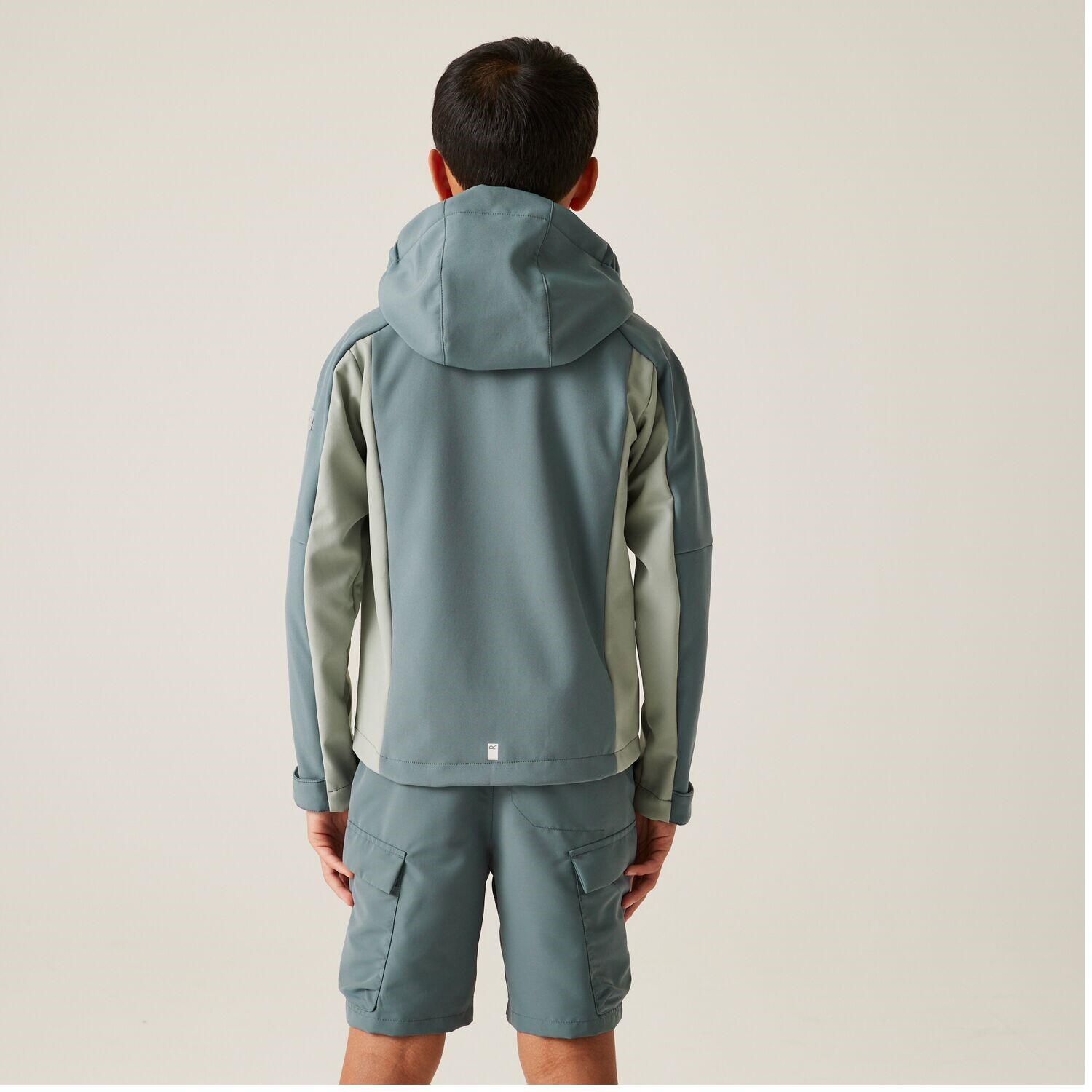 Regatta Acidity VIII Softshelljacke für Kinder mit Kapuze 3/7