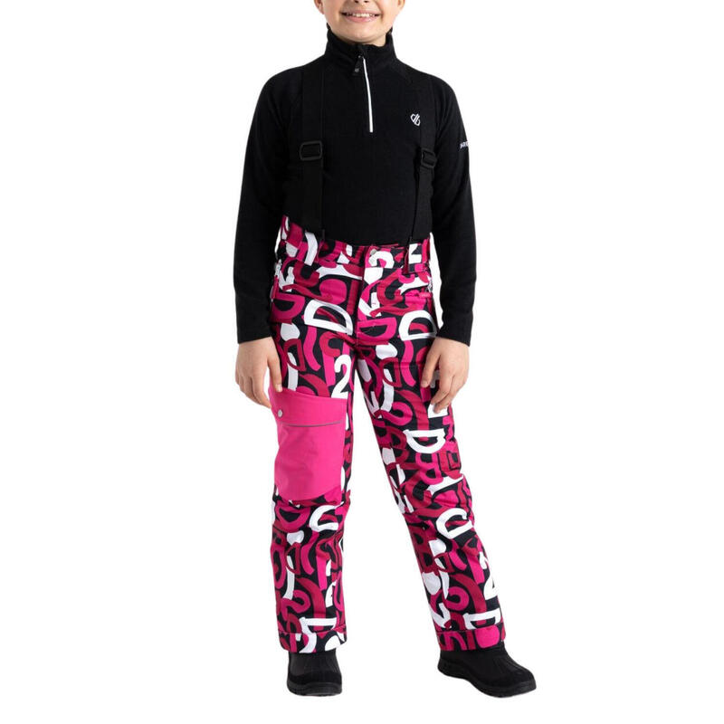 Pantaloni de schi pentru copii Dare2Be Pow cu bretele