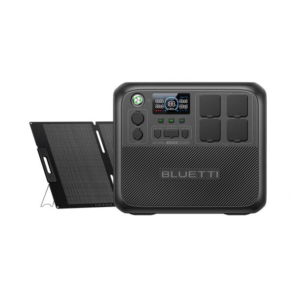 BLUETTI BLUETTI AC200L+PV200 2048Wh zonnegenerator 2400W AC verkooppunten voor Camping