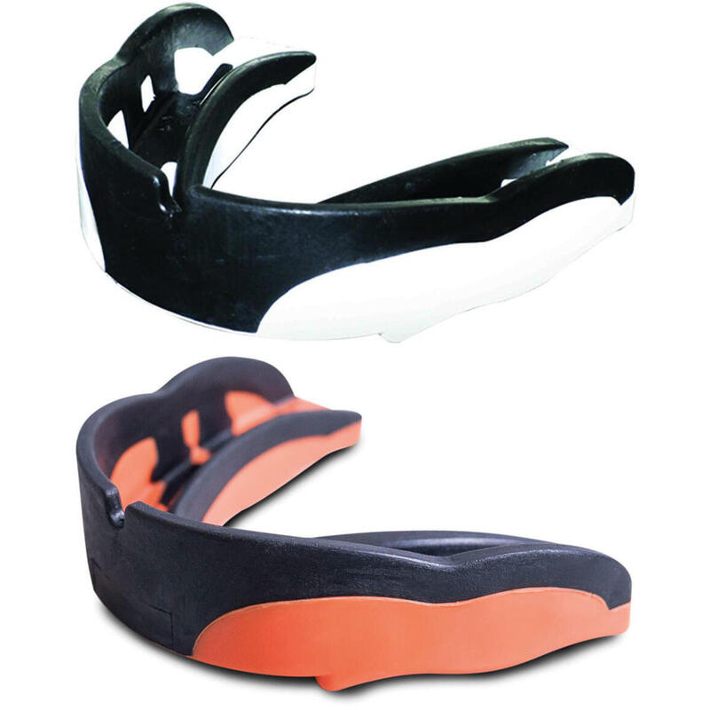 Shock Doctor gebitsbeschermer V1.5 junior zwart/oranje/wit 2 stuks