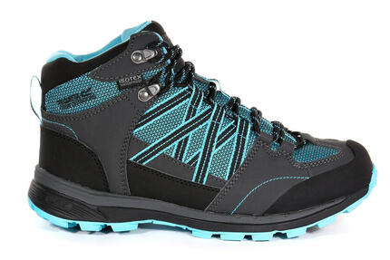 Buty damskie Regatta Samaris II Mid trekkingowe wodoodporne szaro niebieskie 37