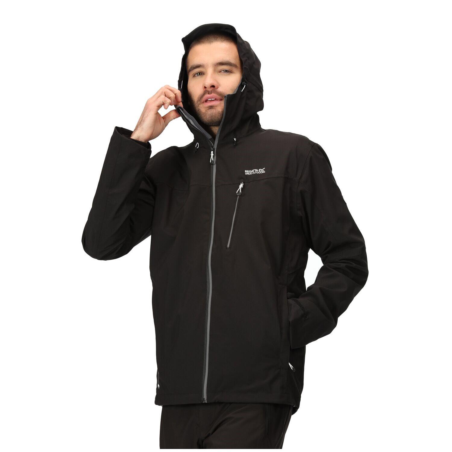 Regatta Birchdale Outdoorjacke Regenjacke Wasserdicht und Winddicht Herren 4/7