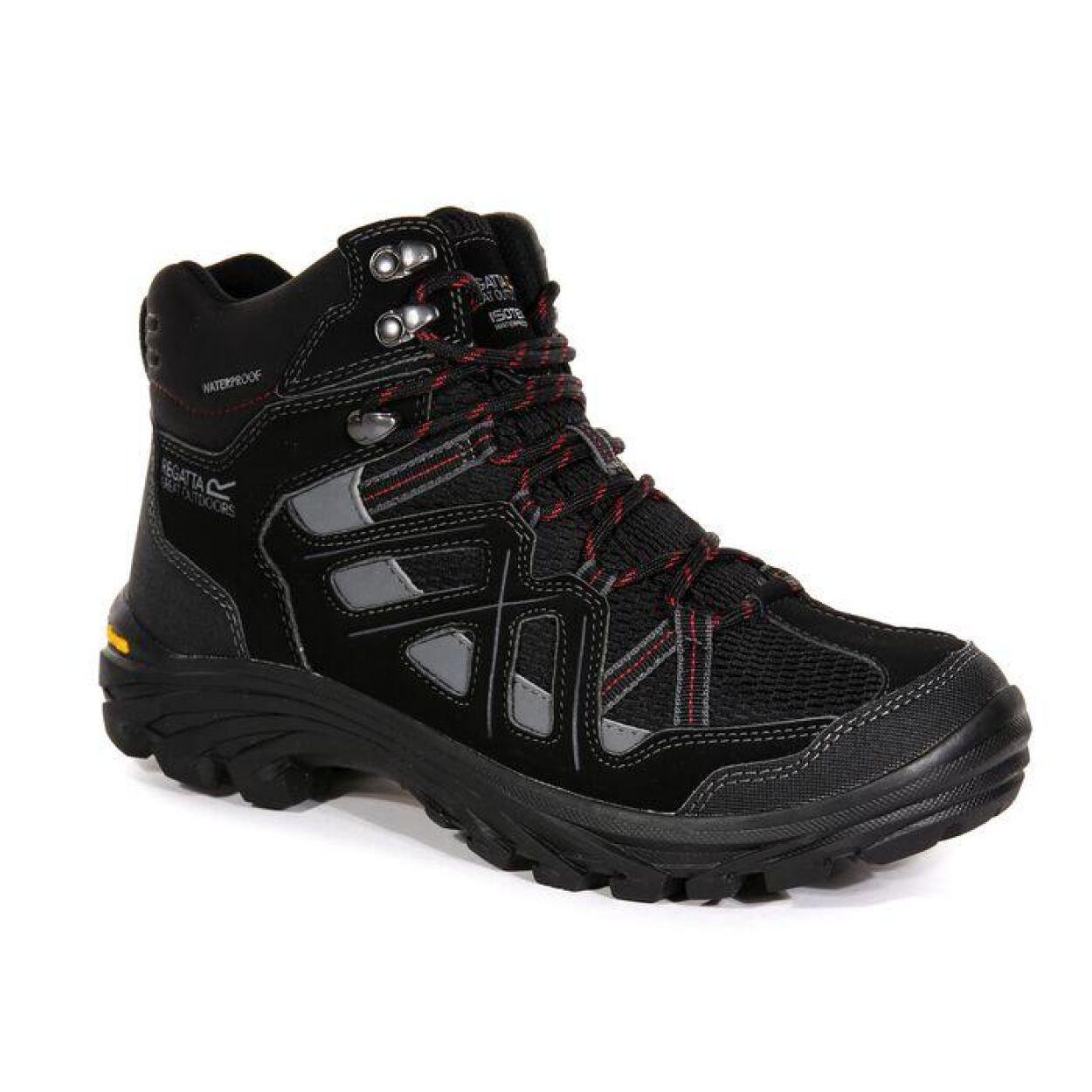 Regatta - Regatta Regatta Chaussures De Marche Burrell Ii  Hommes Black/granit - Chaussures De Sport - Noir - 42 - Decathlon