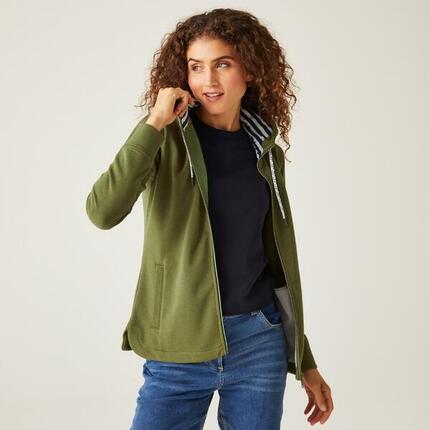 Sweat à capuche de randonnée zippé femme Bayletta