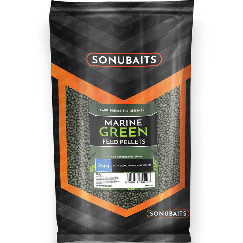 Pellet Sonubaits Marine Green Feed Pellets 6Mm 900G