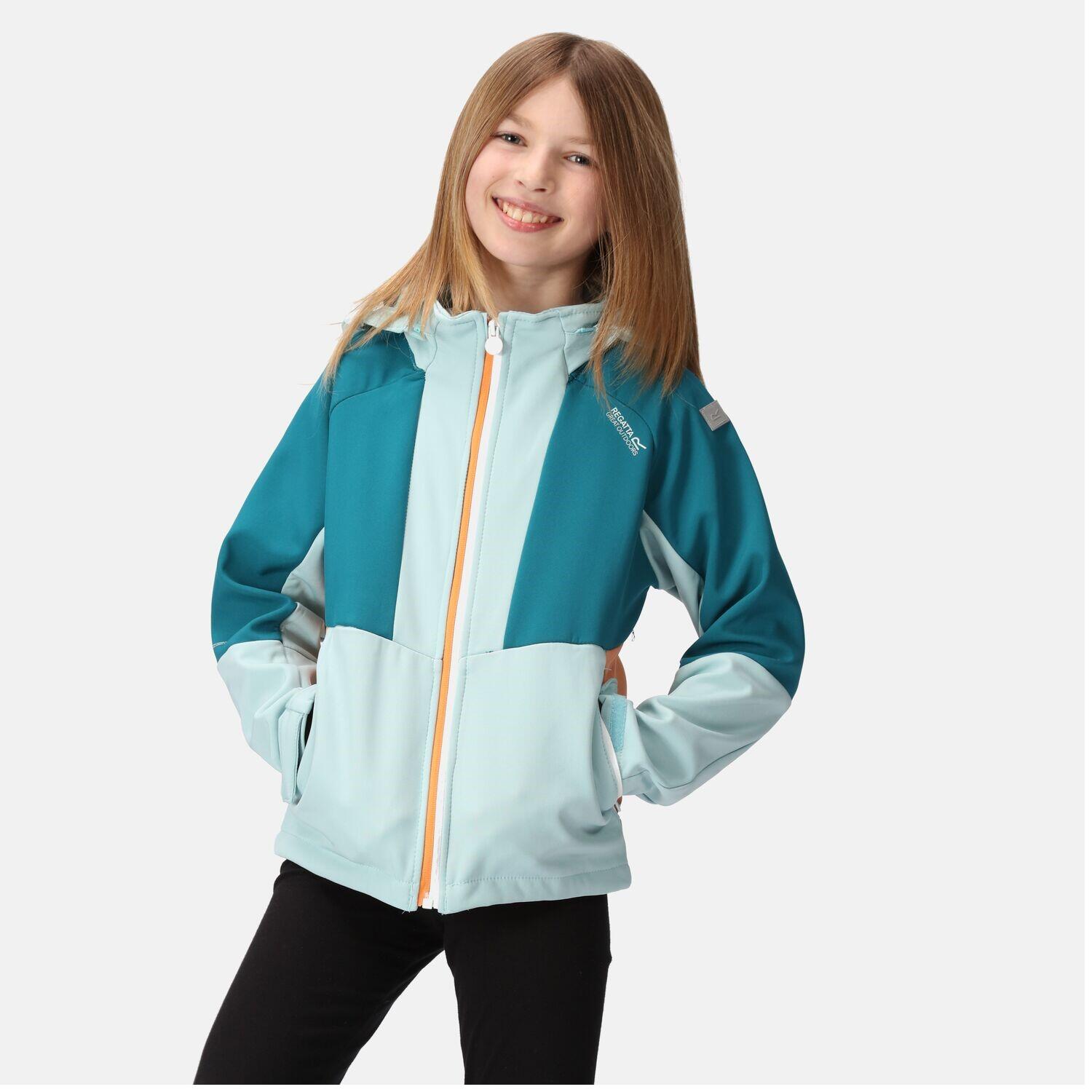 Regatta Softshelljacke Kinder mit Kapuze Haydenbury 5/7