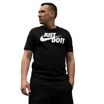 Heren t-shirt nike m nsw tee new just do it swoosh
