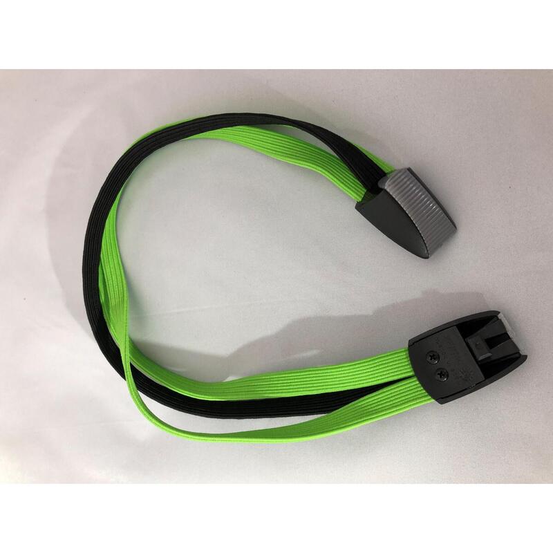 Porte-bébé Widek avec 3 élastiques, dont 2 de couleur verte et 1 de couleur noir