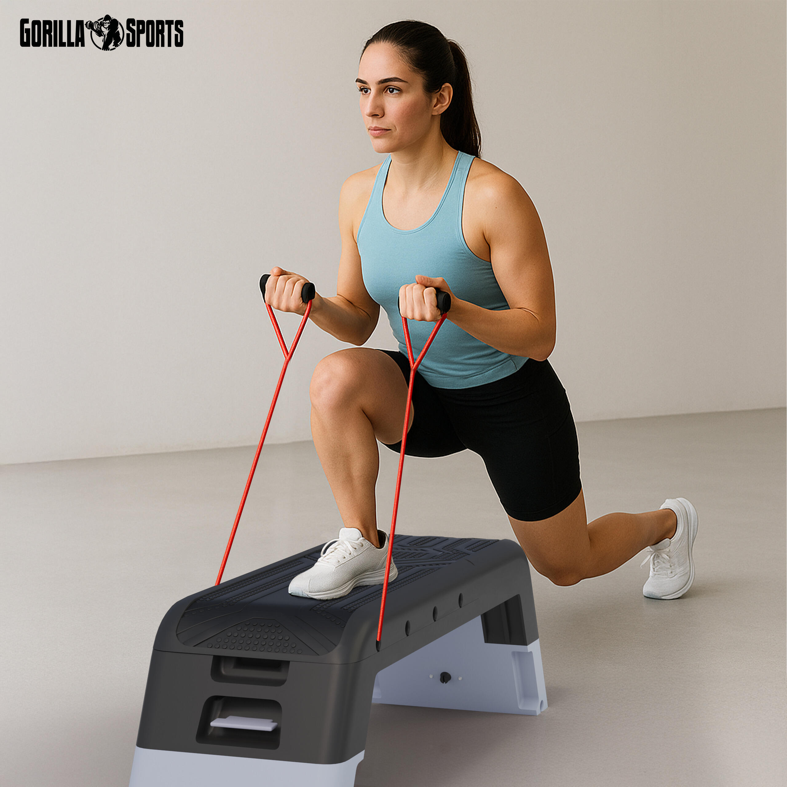 Step Fitness Réglable - Stepper, Appartement, Pilates Reformer, Multifonctionnel 7/7