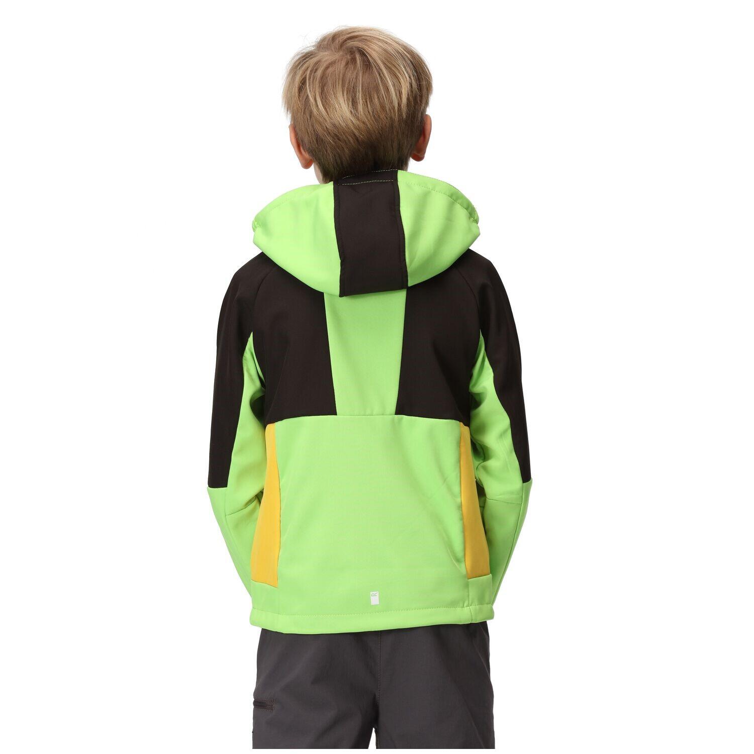 Regatta Softshelljacke Kinder mit Kapuze Haydenbury 3/5