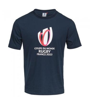 T-SHIRT COUPE DU MONDE DE RUGBY FRANCE 2023 BLEU