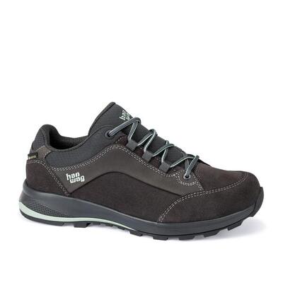 Banks low bunion lady gtx dames waterdichte lage wandelschoenen asphalt/mint
