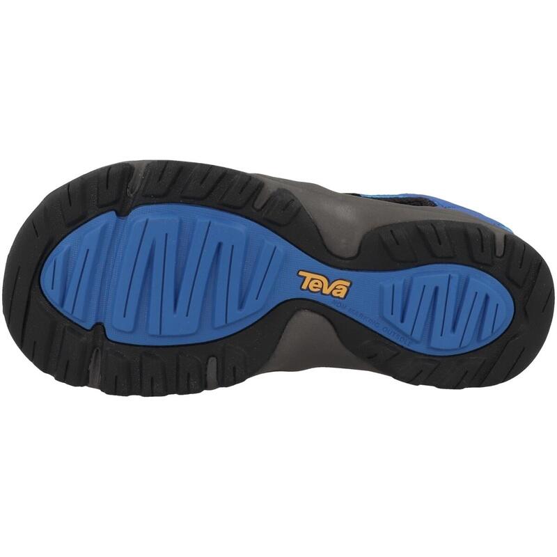 Sandales synthétiques pour enfants Bleu-Graphite