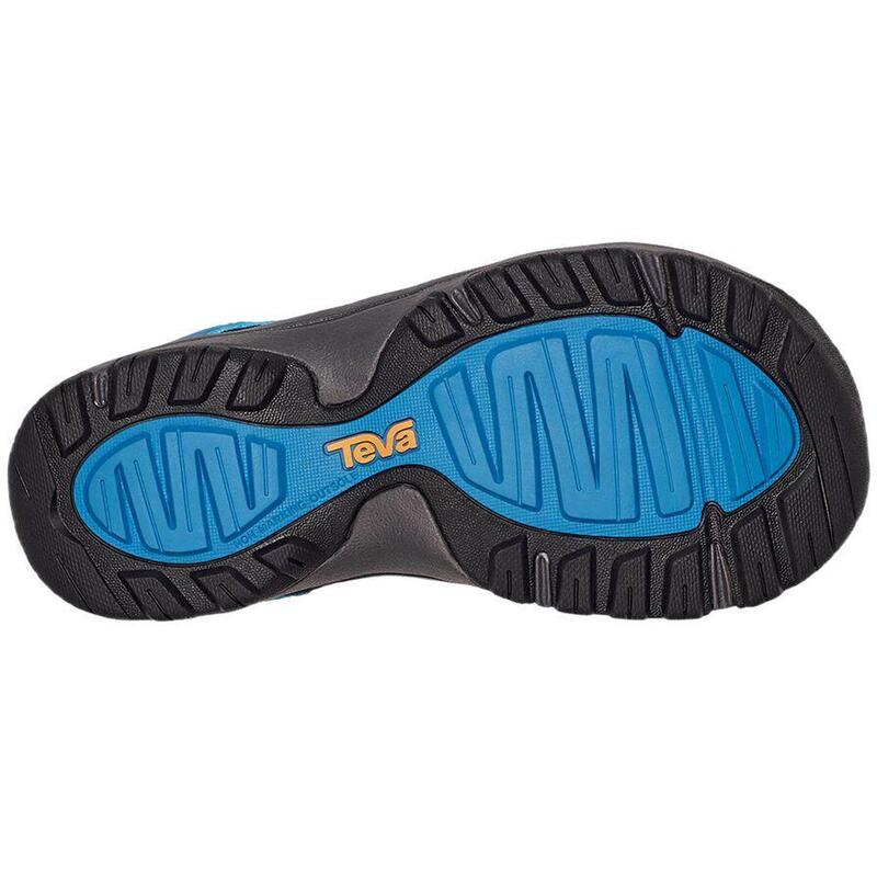 Sandales synthétiques pour enfants Bleu-Graphite