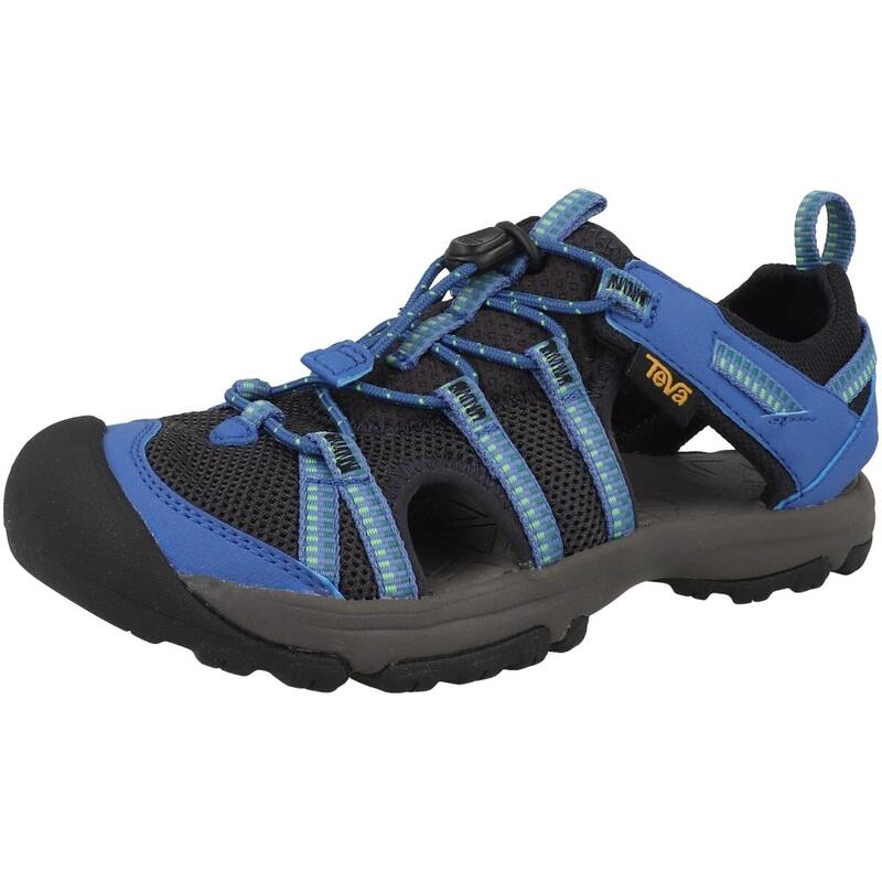 Sandales synthétiques pour enfants Bleu-Graphite