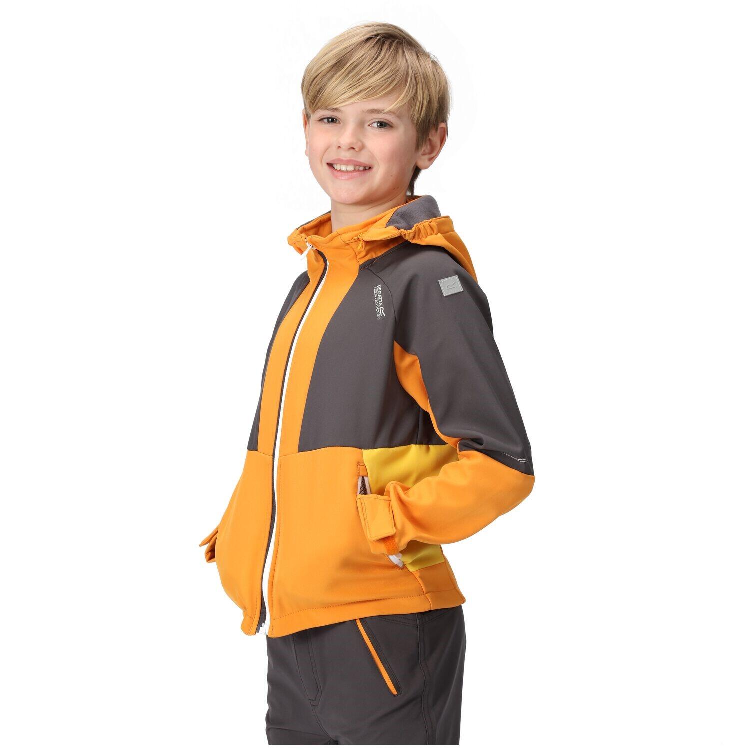 Regatta Softshelljacke Kinder mit Kapuze Haydenbury 5/7